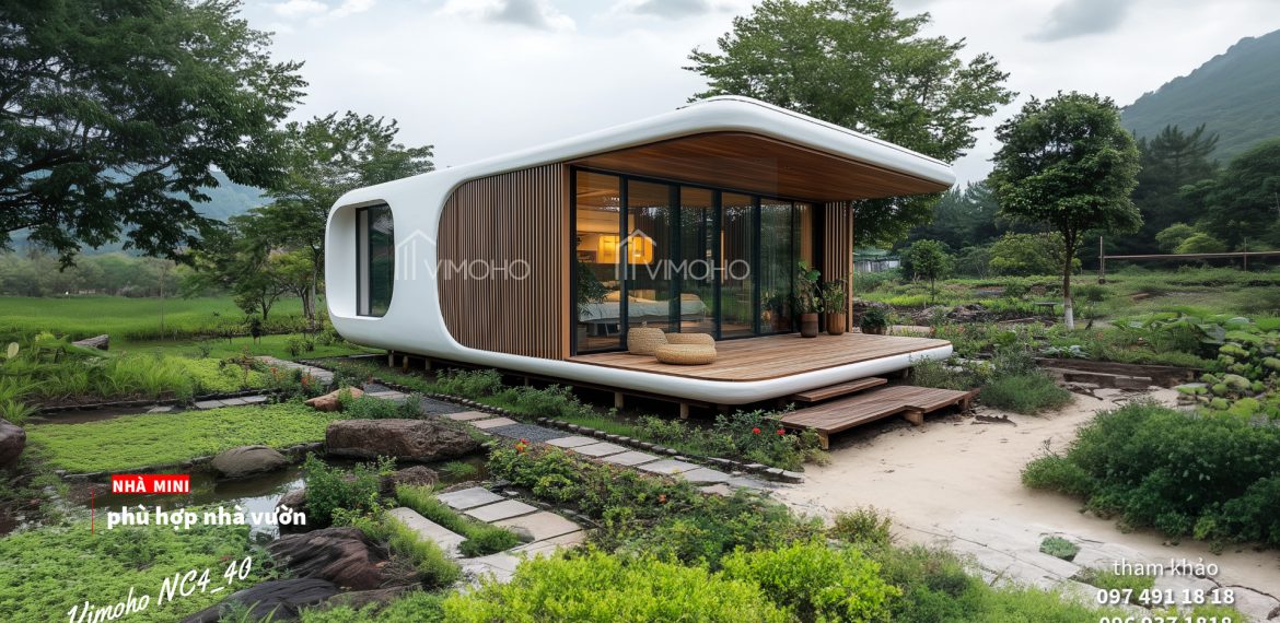 Nhà tiền chế, kết hợp vật liệu mới