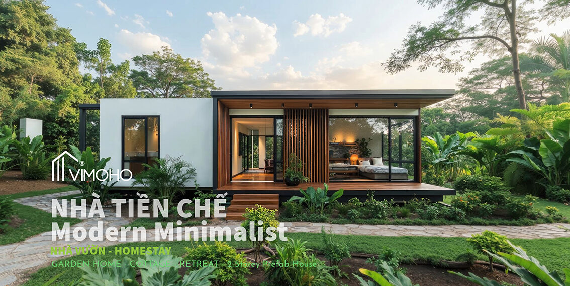 Nhà Mini Phong Cách Modern Minimalist Cho Homestay, Farmstay, Second Home Hoặc Định Cư