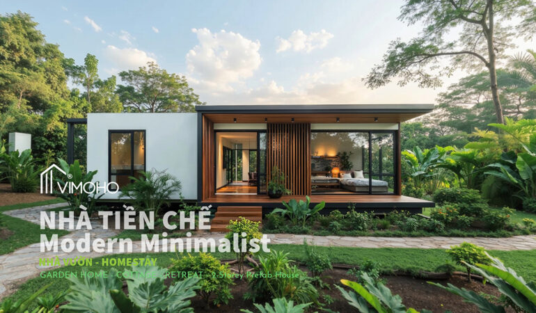 Nhà Mini Phong Cách Modern Minimalist Cho Homestay, Farmstay, Second Home Hoặc Định Cư