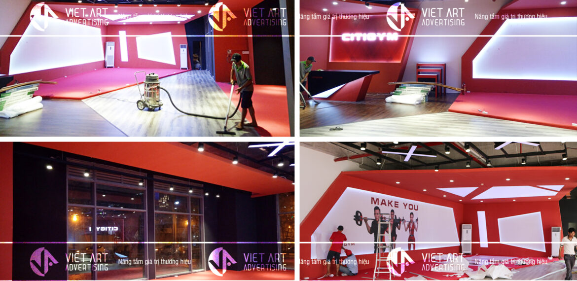 thiết kế showroom cửa hàng